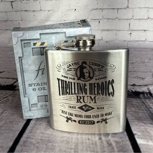 Firefly Thrilling Heroics Rum Stainless Steel Flask Loot Crate